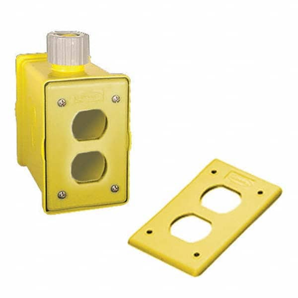 Hubbell Wiring Device-Kellems - Electrical Outlet Boxes & Switch Boxes Enclosure Type: Portable Outlet Box Enclosure Shape: Rectangle - Americas Tooling