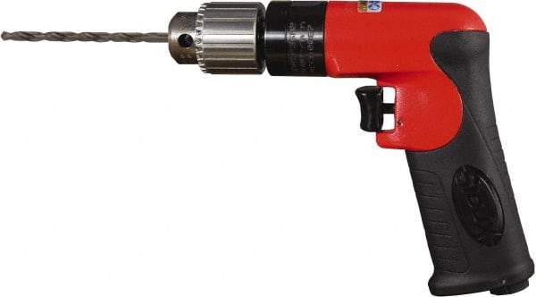 Sioux Tools - 1/4" Keyed Chuck - Pistol Grip Handle, 23,000 RPM, 12 LPS, 0.5 hp, 90 psi - Americas Tooling