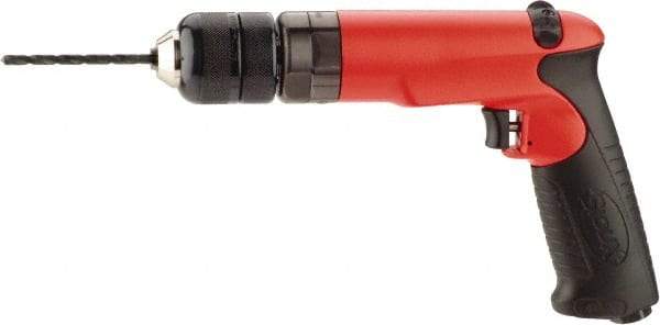 Sioux Tools - 3/8" Reversible Keyless Chuck - Pistol Grip Handle, 4,000 RPM, 14 LPS, 1 hp, 90 psi - Americas Tooling