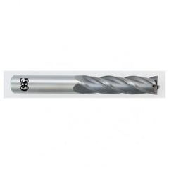 1/2 Dia. x 4 Overall Length 4-Flute Square End Solid Carbide SE End Mill-Round Shank-Center Cutting-Uncoated - Americas Tooling