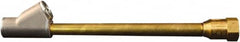 Milton - 150 Max psi Closed Check Brass Air Chuck - Straight Dual Foot Chuck, 1/4 FNPT - Americas Tooling