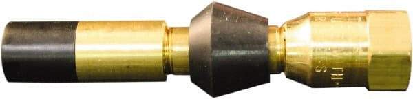 Milton - 150 Max psi Closed Check Brass Air Chuck - Straight Push On Chuck, 1/4 FNPT - Americas Tooling