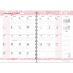 House of Doolittle - 24 Sheet, 7 x 10", Monthly Planner - Pink - Americas Tooling