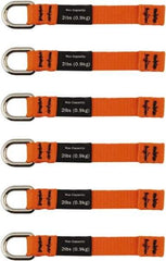 Ergodyne - 4-1/2" Tool Tether - Sealing Tape Connection, 5" Extended Length, Orange - Americas Tooling