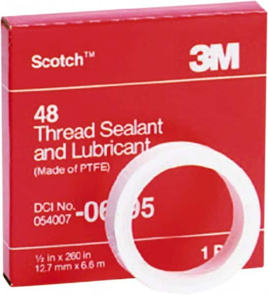 3M - 1" Wide x 520" Long General Purpose Pipe Repair Tape - 3 mil Thick, -450 to 500°F, White - Americas Tooling