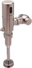 Zurn - 3/4" Spud Coupling, 1" Pipe, Urinal Automatic Flush Valve - Single Flush, 0.125 Gal per Flush, Chrome Cover, Powered by 4 AA Batteries - Americas Tooling