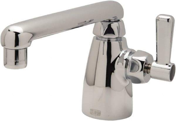 Zurn - Swing Spout/Nozzle, Two Handle, Chrome Plated Single Hole Mount, Laboratory Faucet - Lever Handle - Americas Tooling