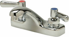 Zurn - Integral, Two Handle, Chrome Plated Deck Mount, Laundry Faucet - Lever Handle - Americas Tooling