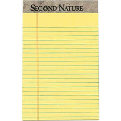 TOPS - 50 Sheet, 5 x 8", Narrow Writing Pad - Canary - Americas Tooling