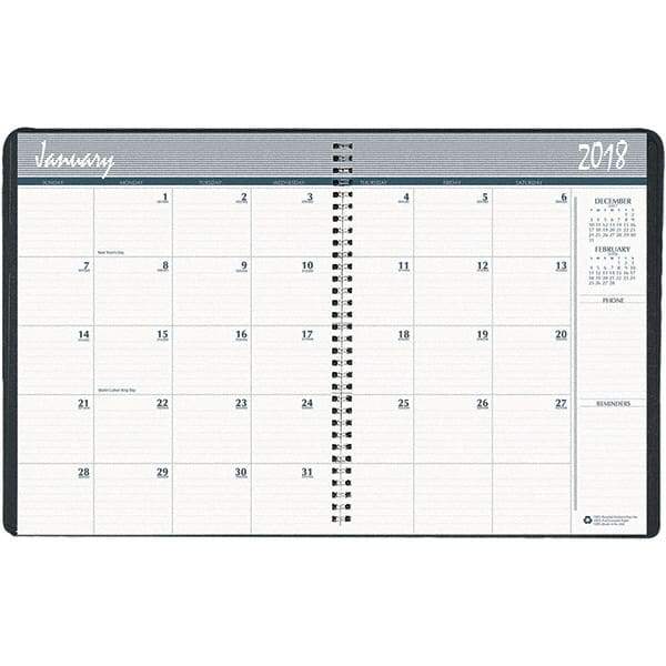 House of Doolittle - 24 Sheet, 8-1/2 x 11", Monthly Planner - Blue - Americas Tooling