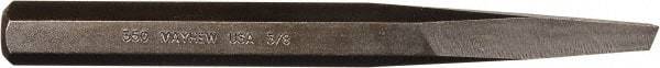 Mayhew - 7" OAL x 3/8" Blade Width Diamond Point Chisel - Americas Tooling