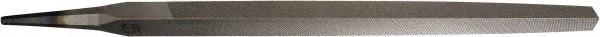 PFERD - 6" Long, Smooth Cut, Triangle American-Pattern File - Double Cut, 0.47" Overall Thickness, Tang - Americas Tooling