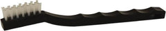 O-Cedar - 1/2" Bristle Length, Nylon Cleaning & Finishing Brush - 1" Wide Head, 7" OAL, Black, Plastic Block - Americas Tooling