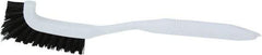 O-Cedar - 3/4" Bristle Length, Nylon Scouring Brush - 3/4" Wide Head, 8-1/2" OAL, White, Plastic Block - Americas Tooling