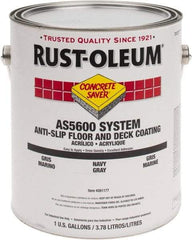 Rust-Oleum - 1 Gal Navy Gray Gloss Finish Antislip Coating - 60 to 70 Sq Ft per Gal, Interior/Exterior - Americas Tooling