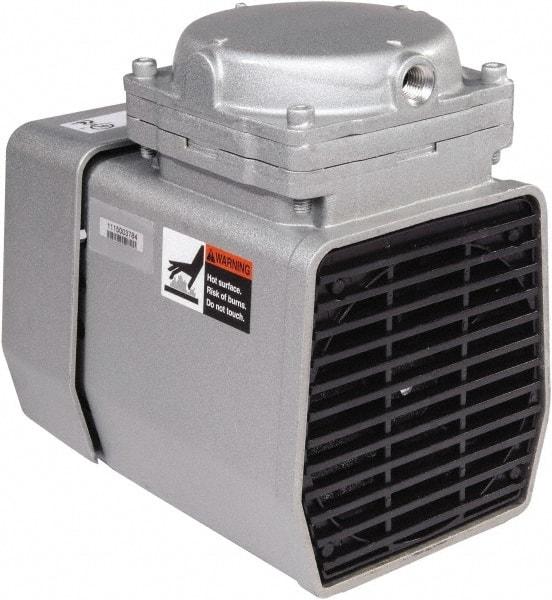 Gast - Diaphragm-Type Vacuum Pumps Horsepower: 1/8 Cubic Feet per Minute: 1.60 - Americas Tooling