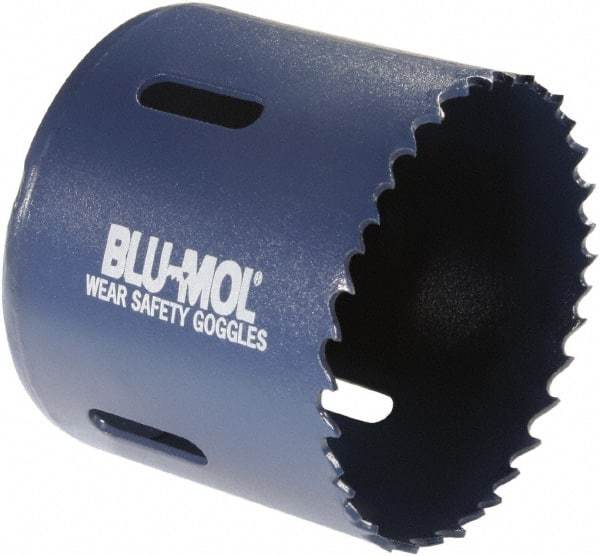 Disston - 55mm Diam, 1-7/8" Cutting Depth, Hole Saw - Bi-Metal Saw, Toothed Edge - Americas Tooling