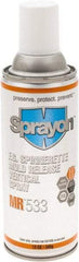 Sprayon - 12 Ounce Aerosol Can, Clear, General Purpose Mold Release - Food Grade, Silicone Composition - Americas Tooling