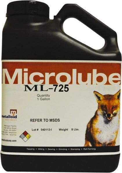 Metalloid - Microlubricant ML-725, 55 Gal Drum Cutting & Sawing Fluid - Straight Oil - Americas Tooling