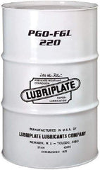 Lubriplate - 55 Gal Drum, Synthetic Gear Oil - 6°F to 443°F, 227 St Viscosity at 40°C, 42 St Viscosity at 100°C, ISO 220 - Americas Tooling