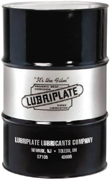 Lubriplate - 55 Gal Drum, Synthetic Gear Oil - 70°F to 395°F, 3071 St Viscosity at 40°C, 153 St Viscosity at 100°C, ISO 3200 - Americas Tooling