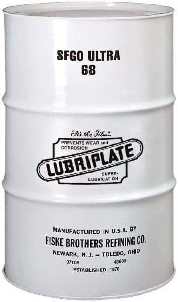 Lubriplate - 55 Gal Drum, ISO 68, SAE 30, Air Compressor Oil - 5°F to 395°, 325 Viscosity (SUS) at 100°F, 59 Viscosity (SUS) at 210°F - Americas Tooling