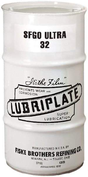 Lubriplate - 16 Gal Drum, ISO 32, SAE 10, Air Compressor Oil - -8°F to 375°, 160 Viscosity (SUS) at 100°F, 46 Viscosity (SUS) at 210°F - Americas Tooling