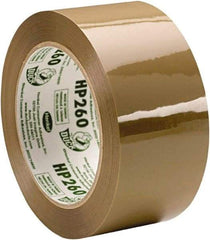 Duck - 1-7/8" x 60 Yd Tan Acrylic Adhesive Packaging Tape - Polypropylene Film Backing, 3.1 mil Thick, 35 Lb Tensile Strength, Series DUC - Americas Tooling