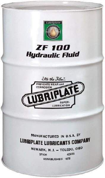 Lubriplate - 55 Gal Drum, Mineral Hydraulic Oil - SAE 30, ISO 100, 101.1 cSt at 40°C, 11.25 cSt at 100°C - Americas Tooling