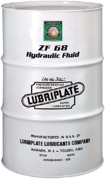 Lubriplate - 55 Gal Drum, Mineral Hydraulic Oil - SAE 20, ISO 68, 69.83 cSt at 40°, 8.2 cSt at 100°C - Americas Tooling