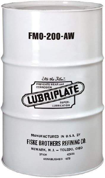 Lubriplate - 55 Gal Drum, Mineral Multipurpose Oil - SAE 10, ISO 46, 46.92 cSt at 40°C, 6.92 cSt at 100°C, Food Grade - Americas Tooling