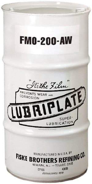 Lubriplate - 16 Gal Drum, Mineral Multipurpose Oil - SAE 10, ISO 46, 46.92 cSt at 40°C, 6.92 cSt at 100°C, Food Grade - Americas Tooling