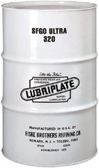 Lubriplate - 55 Gal Drum, Synthetic Gear Oil - 10°F to 420°F, 1557 SUS Viscosity at 100°F, 161 SUS Viscosity at 210°F, ISO 320 - Americas Tooling