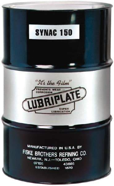 Lubriplate - 55 Gal Drum, ISO 150, SAE 40, Air Compressor Oil - 25°F to 440°, 754 Viscosity (SUS) at 100°F, 71 Viscosity (SUS) at 210°F - Americas Tooling