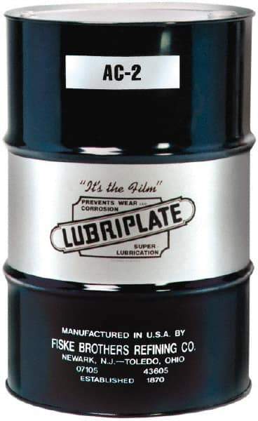 Lubriplate - 55 Gal Drum, ISO 68, SAE 20, Air Compressor Oil - 35°F to 400°, 336 Viscosity (SUS) at 100°F, 57 Viscosity (SUS) at 210°F - Americas Tooling