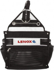 Lenox - 33 Pocket Black Ballistic Nylon Tool Tote - 10" Wide x 10" Deep x 12" High - Americas Tooling