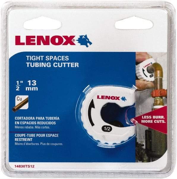 Lenox - 1/2" Pipe Capacity, Tube Cutter - Cuts Copper - Americas Tooling