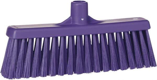 Vikan - 5-5/8" OAL Polyester Bristle Lobby Broom - 3" Bristle Length, 11" Wide - Americas Tooling