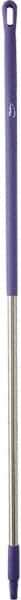 Vikan - 59 x 1-1/4" Aluminum Squeegee Handle - European Threaded Connection, Purple - Americas Tooling