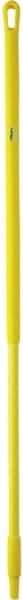 Vikan - 51 x 1-1/4" Fiberglass Squeegee Handle - European Threaded Connection, Yellow - Americas Tooling