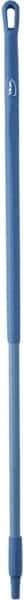 Vikan - 51 x 1-1/4" Fiberglass Squeegee Handle - European Threaded Connection, Blue - Americas Tooling