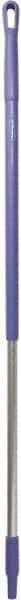 Vikan - 51 x 1-1/4" Aluminum Squeegee Handle - European Threaded Connection, Purple - Americas Tooling