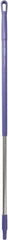 Vikan - 51 x 1-1/4" Aluminum Squeegee Handle - European Threaded Connection, Purple - Americas Tooling