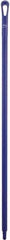 Vikan - 51 x 1-1/4" Polypropylene Squeegee Handle - European Threaded Connection, Purple - Americas Tooling