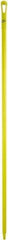 Vikan - 67 x 1-19/64" Polypropylene Squeegee Handle - European Threaded Connection, Yellow - Americas Tooling