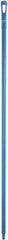 Vikan - 67 x 1-19/64" Polypropylene Squeegee Handle - European Threaded Connection, Blue - Americas Tooling