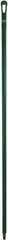 Vikan - 67 x 1-19/64" Polypropylene Squeegee Handle - European Threaded Connection, Green - Americas Tooling