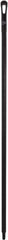 Vikan - 59 x 1-1/4" Polypropylene Squeegee Handle - European Threaded Connection, Black - Americas Tooling