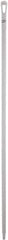 Vikan - 67 x 1-19/64" Polypropylene Squeegee Handle - European Threaded Connection, White - Americas Tooling