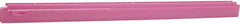 Vikan - 24" Rubber Blade Squeegee Refill - Double Edge, Pink, Plastic Holder - Americas Tooling